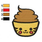 Free Pikachu Cupcake Embroidery Designs